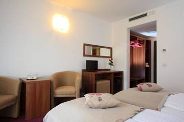 Фото номера Двухместный номер с 2 отдельными кроватями Отель Hotel Domnitei г. Кэлимэнешти 13