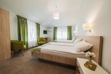 Фото номера Трехместный номер Отель Hotel DADA Termal г. Кэлимэнешти 4